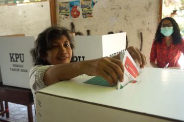 Dua TPS di Kota Jayapura lakukan pemungutan suara lanjutan Pemilu 2024