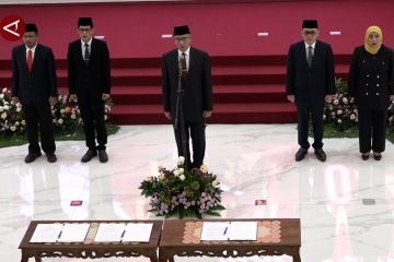 Ketua KPU RI lantik anggota KPUD Maluku dan 37 kabupaten/kota terpilih