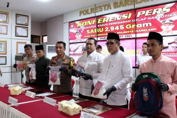 Polresta Barelang amankan 2,9 kilogram sabu asal Malaysia