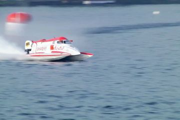 Promotor H2O Racing mengaku beruntung gelar F1 Powerboat di Danau Toba