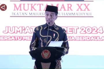 Presiden Jokowi hadiri pembukaan Muktamar XX IMM di Palembang
