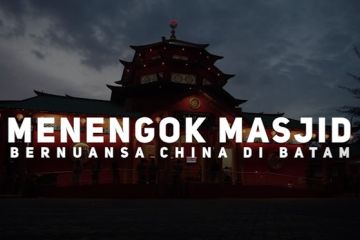 Menengok masjid bernuansa China di Batam