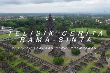 Telisik cerita Rama-Sinta di pagar langkan Candi Prambanan