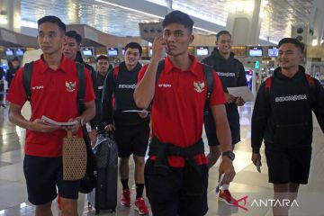 Timnas bertolak ke Dubai untuk pemusatan latihan jelang Piala Asia U-23