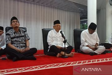 Wapres buka puasa bersama para wartawandi kediaman resmi