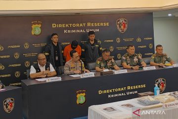 Polda Metro Jaya tangkap tersangka pembunuhan anggota TNI di Bekasi