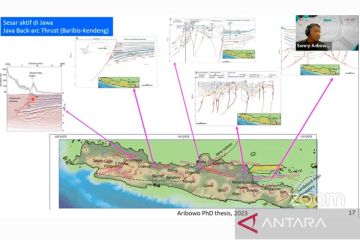 Ilmuwan identifikasi keberadaan 75 sesar aktif di Pulau Jawa