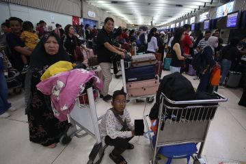 Bandara Soetta mulai dipadati pemudik