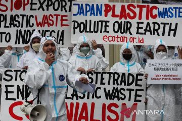 Aktivis lingkungan tuntut pemerintah Jepang hentikan pengiriman sampah plastik ke Indonesia