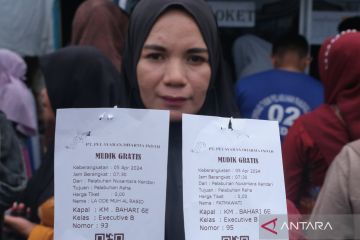 Tiket gratis pemudik antarpulau di Sultra