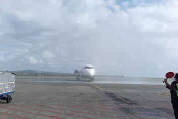 Maskapai TransNusa terbang perdana rute Ambon-Manado