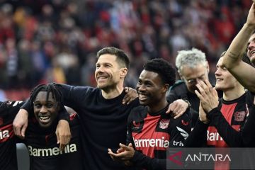 Dua gol di penghujung laga bawa Bayer Leverkusen menang atas West Ham