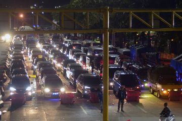 Puncak arus mudik Pelabuhan Bakauheni