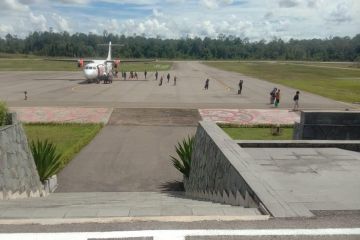 Arus mudik di Bandara Haji Muhammad Sidik Muara Teweh mulai ramai