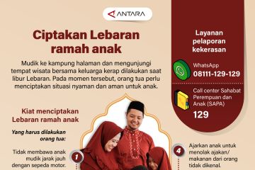 Ciptakan Lebaran ramah anak