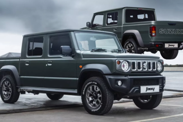 Seniman grafis sulap Suzuki Jimny jadi truk pikap Gladiator mini