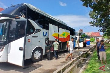 Jumlah pemudik melalui terminal bus di Jambi meningkat 75 persen
