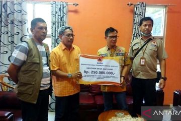 BNPB salurkan bantuan banjir Rp250 juta ke Gorontalo Utara