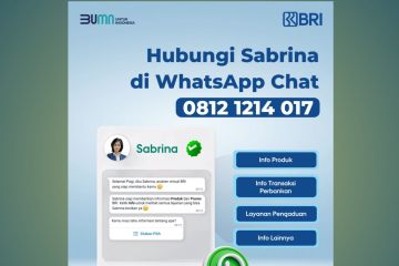 Asisten Virtual BRI Sabrina siap layani masyarakat penuhi kebutuhan lebaran