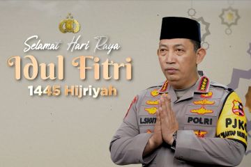 Kapolri harap semangat Lebaran jadi kekuatan bersama membangun bangsa