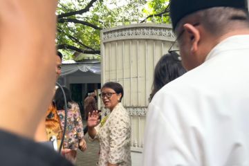 Empat menteri Jokowi sambangi rumah Megawati di hari pertama Lebaran