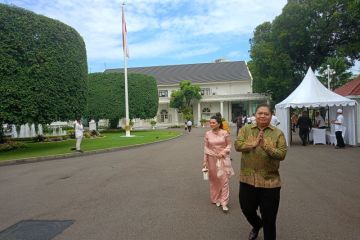 Para menteri ajak keluarga bersilaturahmi dengan Presiden di Istana