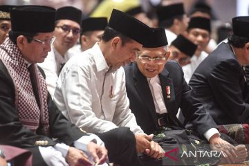 Presiden shalat Idul Fitri di Masjid Istiqlal