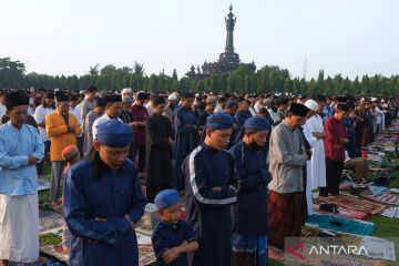 Shalat Idul Fitri 1445 H di Bali