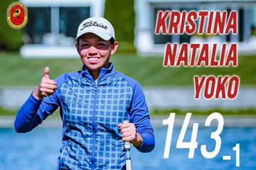 Natalia Yoko tampil gemilang pada kejuaraan golf amatir Taiwan
