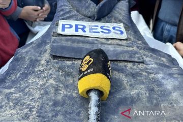 Sejumlah jurnalis terluka akibat serangan Israel di Jalur Gaza tengah