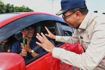 Menhub pastikan kelancaran arus balik Lebaran di Jateng dan Jabar aman