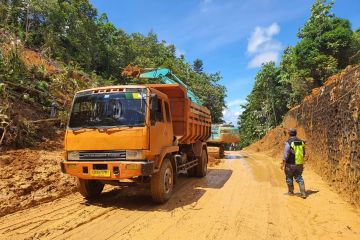 PUPR peringatkan lintas lokasi longsor di Genting Lanjak Kapuas Hulu