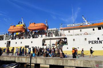 865 penumpang arus balik tiba melalui Pelabuhan Gorontalo