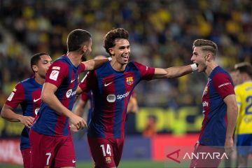 Gol spektakuler Joao Felix menangkan Barcelona 1-0 di markas Cadiz