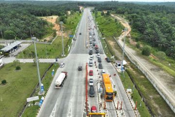 H+3 Lebaran, lalin di Tol Trans Sumatera meningkat 107 persen