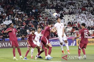 Indonesia takluk 0-2 dari Qatar pada laga pembukaan Piala Asia U-23