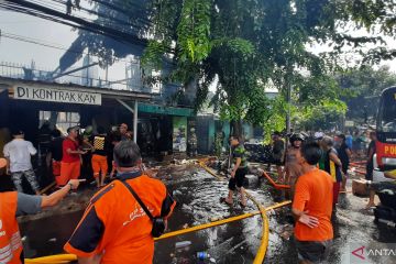 BPBD DKI sebut kerugian kebakaran di Kebon Kosong capai Rp400 juta 