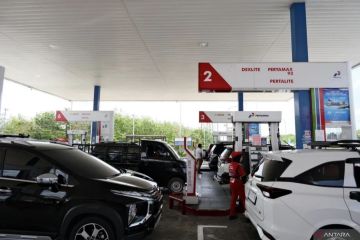 Konsumsi BBM gasoline meningkat 53 persen saat mudik Lebaran di Riau