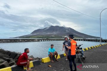 Pengamatan pascaerupsi Gunung Ruang