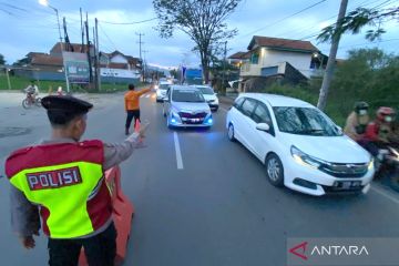 Kasus kecelakaan lalu lintas di Garut turun saat pengamanan Lebaran