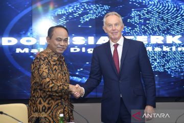 Menkominfo bertemu Tony Blair membahas transformasi digital Indonesia