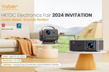 Yaber Pamerkan Produk "Entertainment Projector" Terbaru di HKTDC Electronics Fair 2024