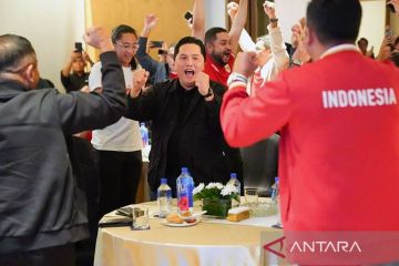 Erick Thohir terpukau dengan penampilan Indonesia saat tekuk Australia