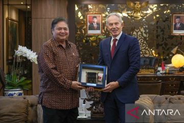 Airlangga dan Blair bahas pentingnya jaga Indo-Pasifik bebas konflik