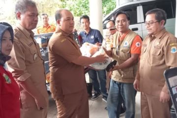 BPBD Lebak salurkan bantuan beras bagi korban banjir 