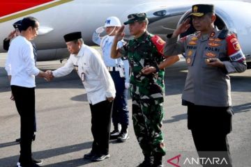 Gubernur sambut kedatangan Presiden Jokowi di Gorontalo