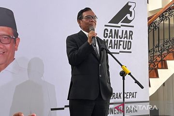 Mahfud sampaikan terima kasih kepada para pendukung