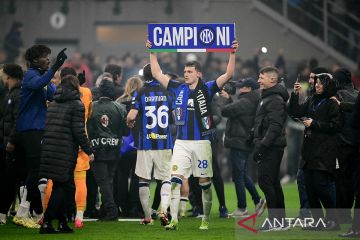 Inter Milan juara Serie A 2023/24 usai menang lawan AC Milan 2-1