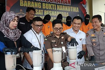 Polres Banjarbaru musnahkan 1,7 kg sabu milik jaringan Fredy Pratama