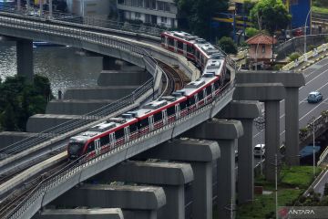 LRT Jabodebek angkut 150 ribu penumpang selama periode libur Lebaran